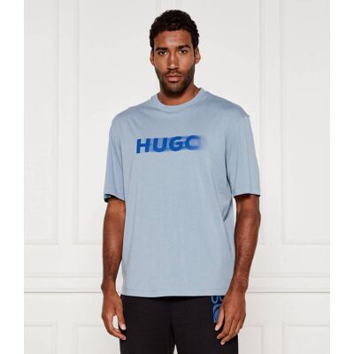 Hugo Blue T-shirt Nalax Regular Fit błękitny M Hugo Blue T-shirt Nalax Regular Fit błękitny M