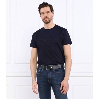 Gant T-shirt Regular Fit granatowy XXL Gant T-shirt Regular Fit granatowy XXL