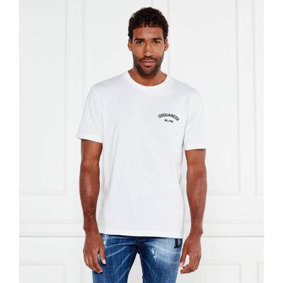 Dsquared2 T-shirt Regular Fit biały XL Dsquared2 T-shirt Regular Fit biały XL