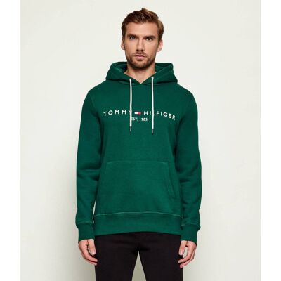 Tommy Hilfiger Bluza Regular Fit butelkowa zieleń L Tommy Hilfiger Bluza Regular Fit butelkowa zieleń L