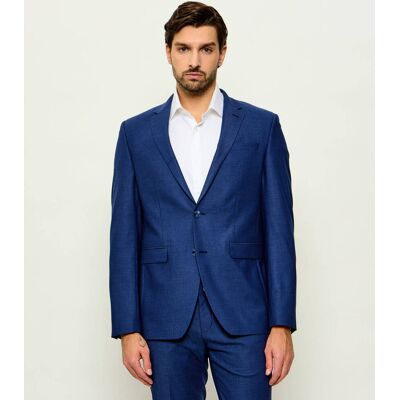 Hechter Paris Marynarka Slim Fit z dodatkiem wełny granatowy 56 Hechter Paris Marynarka Slim Fit z dodatkiem wełny granatowy 56