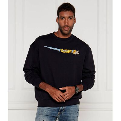 Iceberg Bluza ICEBERG X GARFIELD Regular Fit czarny M Iceberg Bluza ICEBERG X GARFIELD Regular Fit czarny M