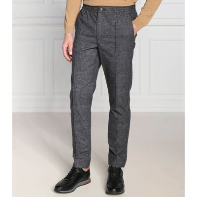 Michael Kors Spodnie FLANNEL GLEN Regular Fit grafitowy L Michael Kors Spodnie FLANNEL GLEN Regular Fit grafitowy L