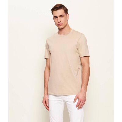 Boss BLACK T-shirt Tessler Slim Fit mercerised beżowy XXL Boss BLACK T-shirt Tessler Slim Fit mercerised beżowy XXL
