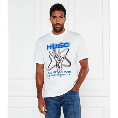 Hugo Blue T-shirt Nopix Regular Fit biały XL Hugo Blue T-shirt Nopix Regular Fit biały XL