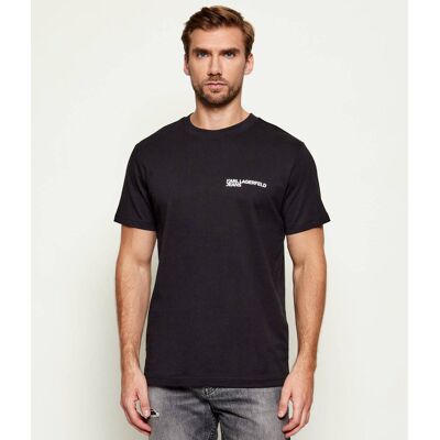 Karl Lagerfeld Jeans T-shirt Slim Fit czarny M Karl Lagerfeld Jeans T-shirt Slim Fit czarny M