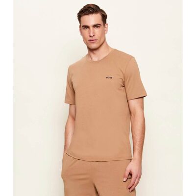 Boss BLACK T-shirt Mix&Match; Regular Fit brązowy L Boss BLACK T-shirt Mix&Match; Regular Fit brązowy L