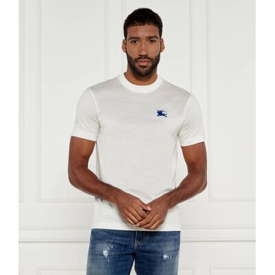 Burberry T-shirt Regular Fit biały S Burberry T-shirt Regular Fit biały S