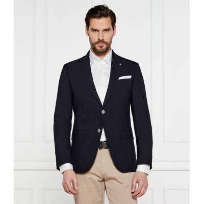 Boss BLACK Marynarka z poszetką H-Hutson-233 Slim Fit z dodatkiem wełny granatowy 52 Boss BLACK Marynarka z poszetką H-Hutson-233 Slim Fit z dodatkiem wełny granatowy 52