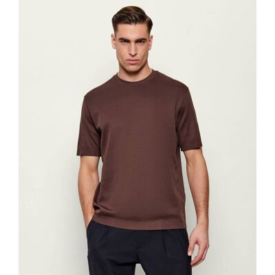 Herno T-shirt Regular Fit brązowy 54 Herno T-shirt Regular Fit brązowy 54