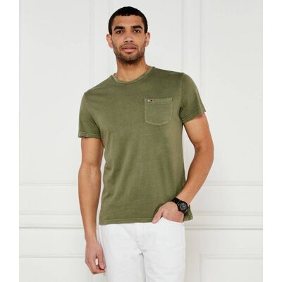 Tommy Jeans T-shirt Slim Fit zielony M Tommy Jeans T-shirt Slim Fit zielony M