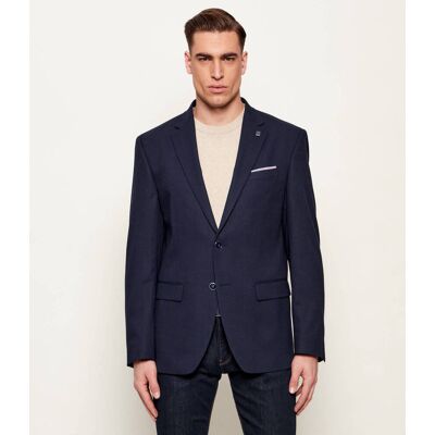 Hechter Paris Marynarka Modern fit z dodatkiem wełny granatowy 52 Hechter Paris Marynarka Modern fit z dodatkiem wełny granatowy 52