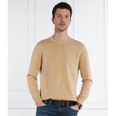 Tommy Jeans Sweter Slim Fit camel XL Tommy Jeans Sweter Slim Fit camel XL