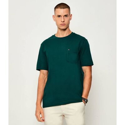 Tommy Hilfiger T-shirt TH x F.C. Liverpool Regular Fit butelkowa zieleń M Tommy Hilfiger T-shirt TH x F.C. Liverpool Regular Fit butelkowa zieleń M