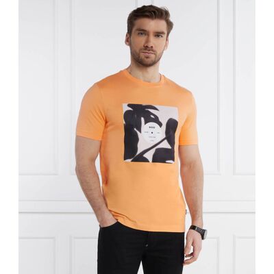 Boss BLACK T-shirt TIburt 388 Regular Fit pomarańczowy M Boss BLACK T-shirt TIburt 388 Regular Fit pomarańczowy M