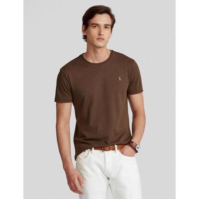 Polo Ralph Lauren T-shirt Custom slim fit brązowy M Polo Ralph Lauren T-shirt Custom slim fit brązowy M