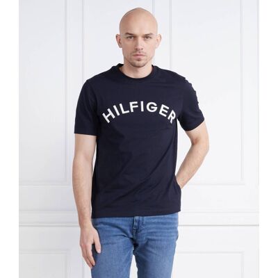 Tommy Hilfiger T-shirt Regular Fit granatowy M Tommy Hilfiger T-shirt Regular Fit granatowy M