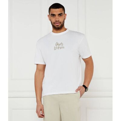 Guess T-shirt Oversize fit biały L Guess T-shirt Oversize fit biały L