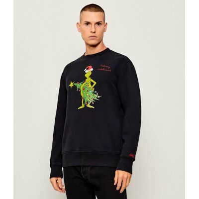ST.Barth Bluza SOHO N SAINT BARTH X THE GRINCH Regular Fit czarny M ST.Barth Bluza SOHO N SAINT BARTH X THE GRINCH Regular Fit czarny M