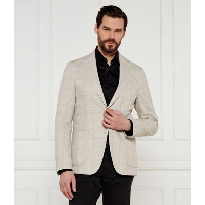 Boss BLACK Marynarka C-Hanry-J-252 Slim Fit z dodatkiem lnu beżowy 56 Boss BLACK Marynarka C-Hanry-J-252 Slim Fit z dodatkiem lnu beżowy 56