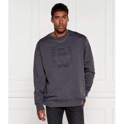 Iceberg Bluza ICEBERG X GARFIELD Oversize fit popielaty XXL Iceberg Bluza ICEBERG X GARFIELD Oversize fit popielaty XXL