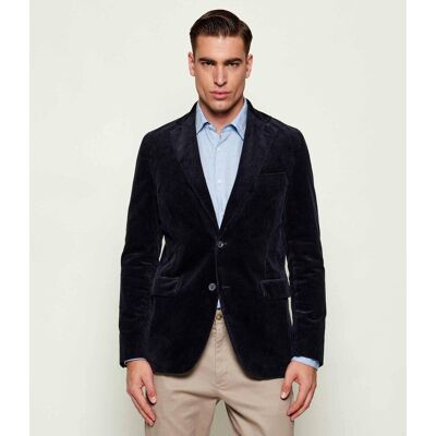 Oscar Jacobson Marynarka Fogerty Regular Fit sztruks granatowy 56 Oscar Jacobson Marynarka Fogerty Regular Fit sztruks granatowy 56
