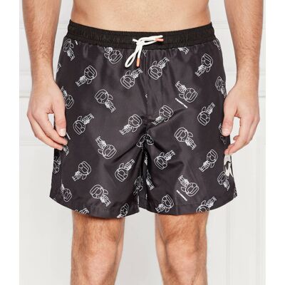 Karl Lagerfeld Szorty kąpielowe Regular Fit czarny M Karl Lagerfeld Szorty kąpielowe Regular Fit czarny M