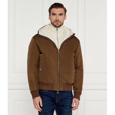Boss BLACK Dwustronna kurtka bomber Civito Regular Fit brązowy 52 Boss BLACK Dwustronna kurtka bomber Civito Regular Fit brązowy 52