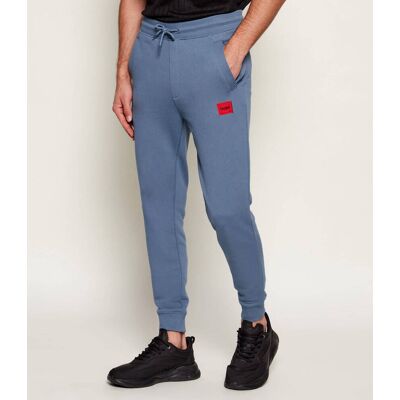 HUGO Spodnie dresowe Doak212 Regular Fit niebieski XXL HUGO Spodnie dresowe Doak212 Regular Fit niebieski XXL