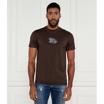 Burberry T-shirt Regular Fit brązowy L Burberry T-shirt Regular Fit brązowy L