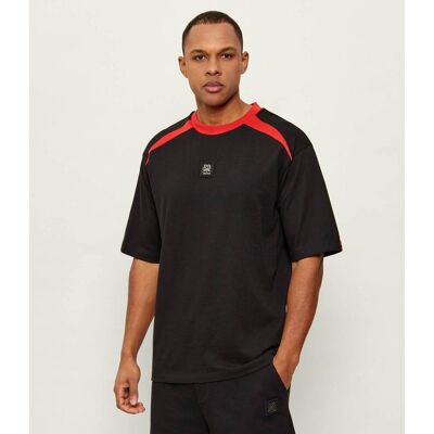 HUGO T-shirt Dedril Hugo x Racing Bulls Relaxed fit czarny XL HUGO T-shirt Dedril Hugo x Racing Bulls Relaxed fit czarny XL