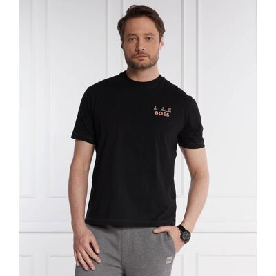 Boss ORANGE T-shirt Te_Records Relaxed fit czarny L Boss ORANGE T-shirt Te_Records Relaxed fit czarny L