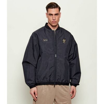 EA7 Kurtka bomber Modern fit granatowy S EA7 Kurtka bomber Modern fit granatowy S