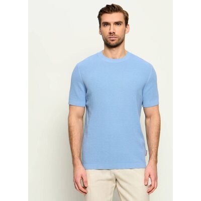 Joop! Jeans Sweter Sandero Regular Fit błękitny M Joop! Jeans Sweter Sandero Regular Fit błękitny M