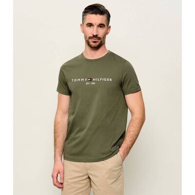 Tommy Hilfiger T-shirt Regular Fit khaki XXL Tommy Hilfiger T-shirt Regular Fit khaki XXL