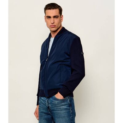 Boss BLACK Kurtka bomber C-Levaio Regular Fit granatowy XL Boss BLACK Kurtka bomber C-Levaio Regular Fit granatowy XL