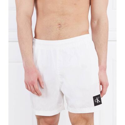 Calvin Klein Swimwear Szorty kąpielowe Regular Fit biały S Calvin Klein Swimwear Szorty kąpielowe Regular Fit biały S