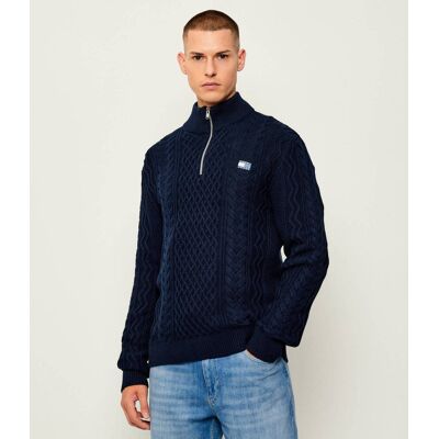 Tommy Jeans Sweter Slim Fit granatowy L Tommy Jeans Sweter Slim Fit granatowy L