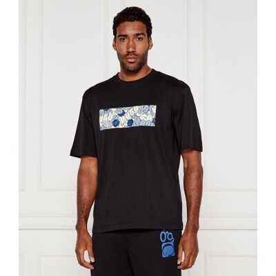 Hugo Blue T-shirt Nurix Regular Fit czarny L Hugo Blue T-shirt Nurix Regular Fit czarny L
