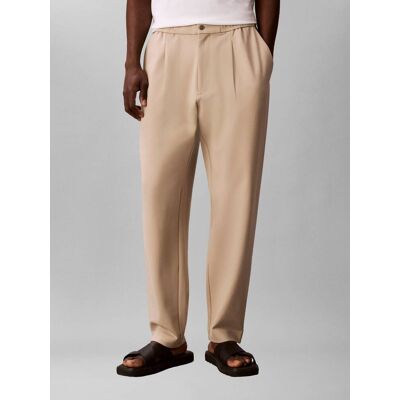 Calvin Klein Spodnie Tapered fit beżowy 31 Calvin Klein Spodnie Tapered fit beżowy 31