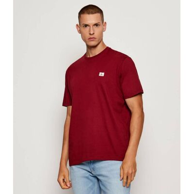 Calvin Klein Jeans T-shirt Classic fit bordowy S Calvin Klein Jeans T-shirt Classic fit bordowy S