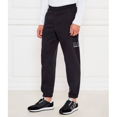 EA7 Spodnie dresowe Relaxed fit czarny L EA7 Spodnie dresowe Relaxed fit czarny L