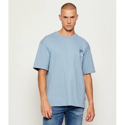 Boss ORANGE T-shirt Te_polar Relaxed fit niebieski S Boss ORANGE T-shirt Te_polar Relaxed fit niebieski S