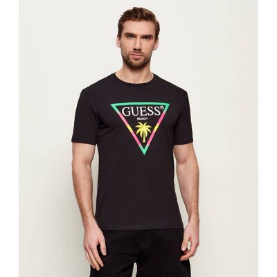 Guess Underwear T-shirt Slim Fit czarny M Guess Underwear T-shirt Slim Fit czarny M