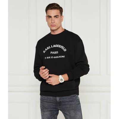 Karl Lagerfeld Bluza Slim Fit czarny XXL Karl Lagerfeld Bluza Slim Fit czarny XXL