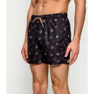 Boss BLACK Szorty kąpielowe Sunfish Regular Fit czarny XXL Boss BLACK Szorty kąpielowe Sunfish Regular Fit czarny XXL