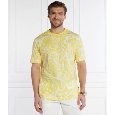 Boss ORANGE T-shirt Te_Ocean Relaxed fit żółty M Boss ORANGE T-shirt Te_Ocean Relaxed fit żółty M