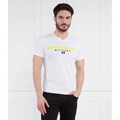 Aeronautica Militare T-shirt Regular Fit biały XL Aeronautica Militare T-shirt Regular Fit biały XL