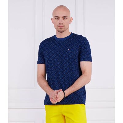 Tommy Hilfiger T-shirt Regular Fit granatowy S Tommy Hilfiger T-shirt Regular Fit granatowy S
