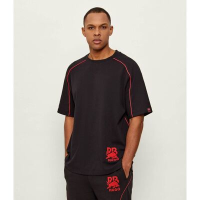 HUGO T-shirt Dorox Hugo x Racing Bulls Relaxed fit czarny XXL HUGO T-shirt Dorox Hugo x Racing Bulls Relaxed fit czarny XXL